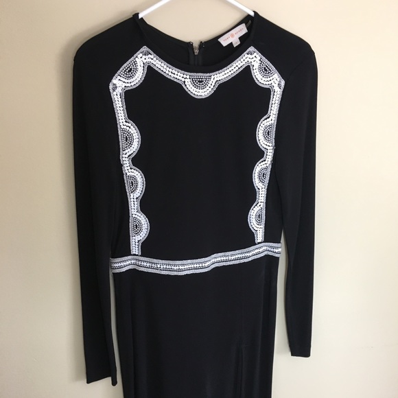 Tory Burch Black Beaded Dress - Size S - Picture 1 of 8